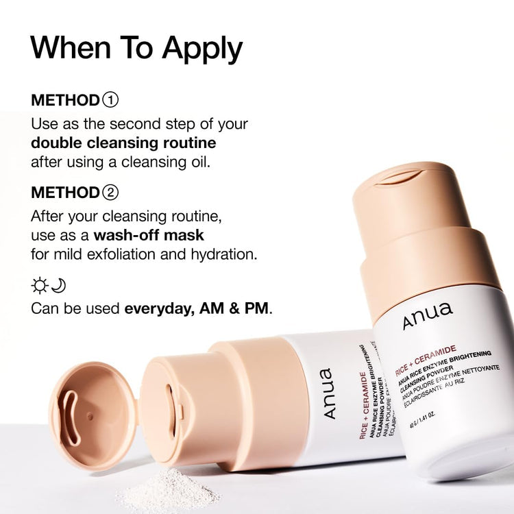 Anua Heartleaf Enzyme Brightning Cleansing Powder