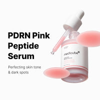 Medicube 30ml Korean Cosmetics Salmon DNA PDRN Pink Peptide Essence, Brightening Essence, Peptide, Niacinamide, Skin Tone Improvement | Evens Skin Tone, Moisturizing, Firming, Improves Uneven Skin Tone, Korean Skincare