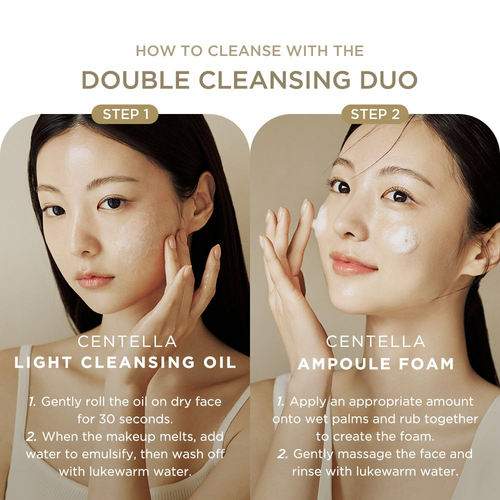 SKIN1004 Centella Double Face Cleansing Set Exfoliating Calming & Hydrating
