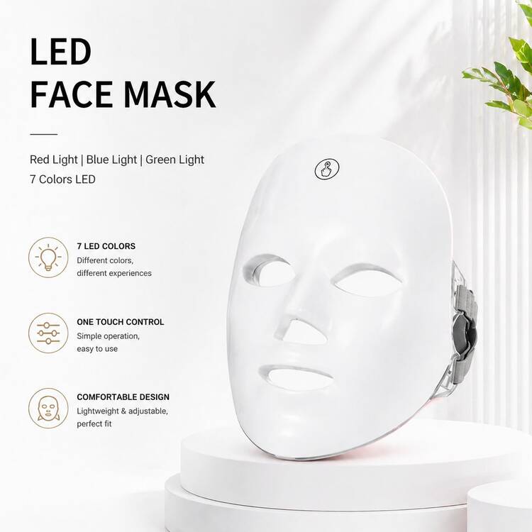 SUNPINT Portable 7-Color LED Face Mask