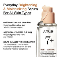 Anua Rice Caremide Hydrating Barrier Serum
